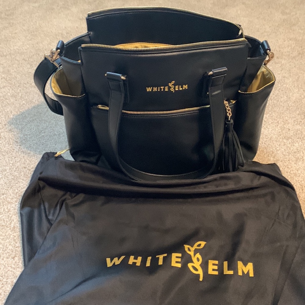 White Elm Black and Gold Gemini Mini